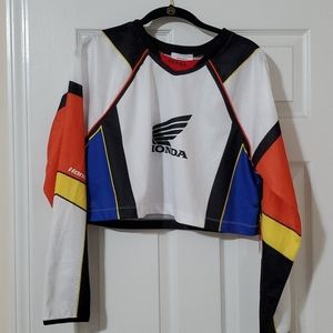 Honda longsleeve crop top